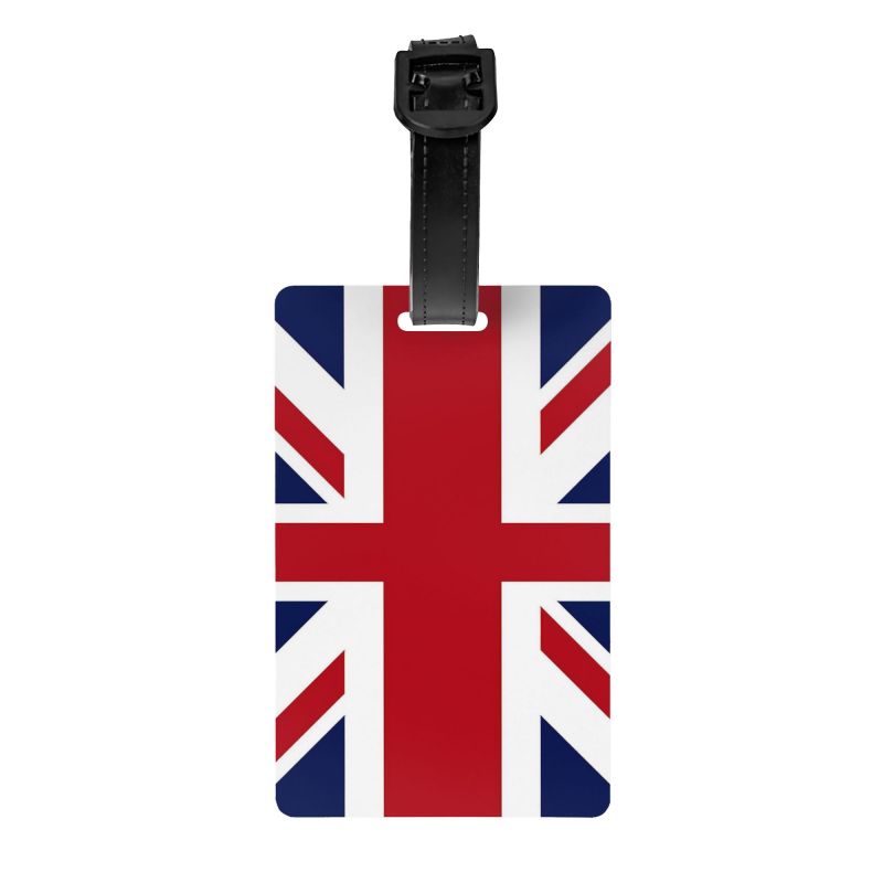 Travel Luggage Set - Retro Union Jack Gepäckanhänger mit Namenskarte,
