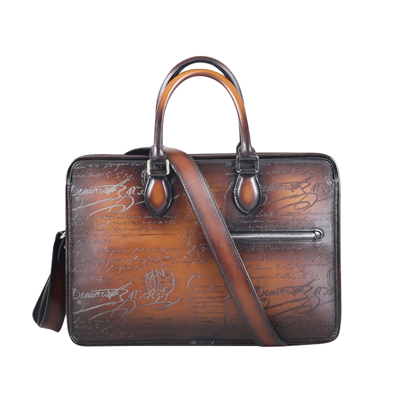 Leather Briefcase - DIMY 2025, neue Business-Aktentasche für Herren,