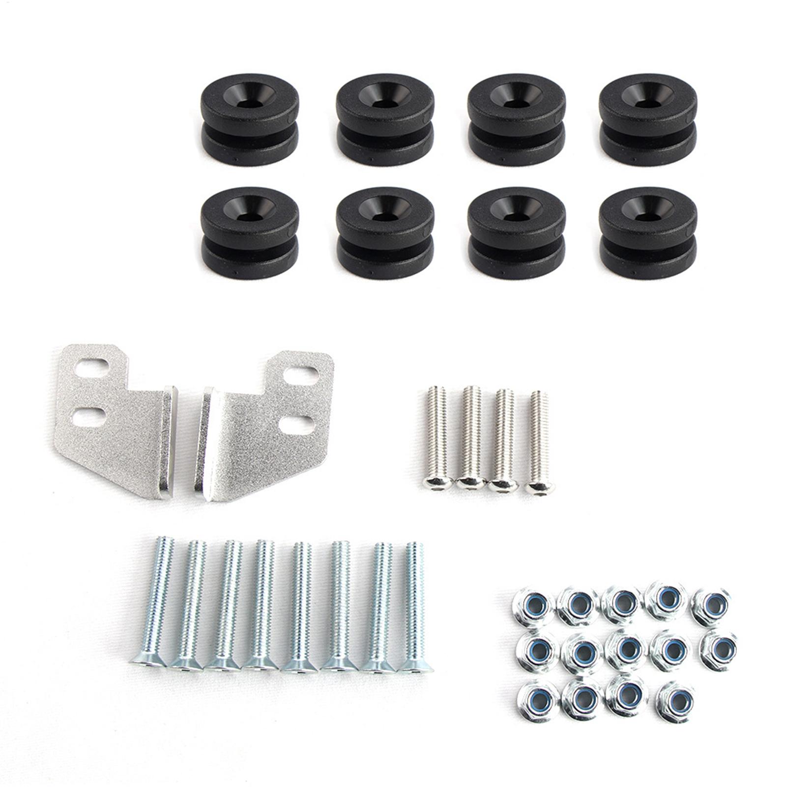 Travel Luggage Set - Hecktaschen-Montagehalterungskit, tragbares Motorrad-Seitenkoffer-Montageset, Verstärkungs-Installationskit für Seitenkoffer,