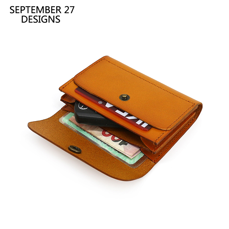 Leather Wallet Men - Mini Hüft tasche Männer Echt leder