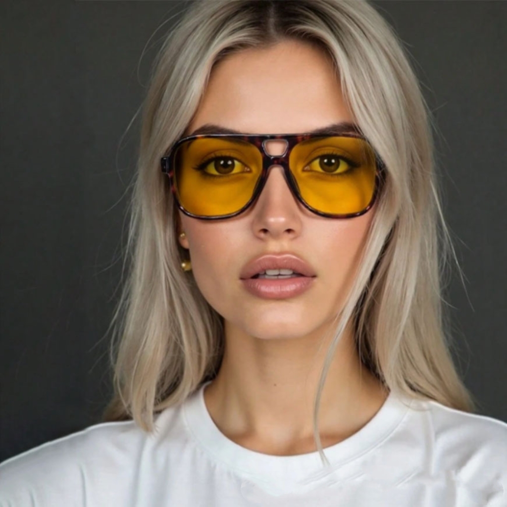 Designer Sunglasses - Neue Vintage-Klassiker-Designer-Doppelbrücken-Piloten-Sonnenbrille für Damen und Herren,