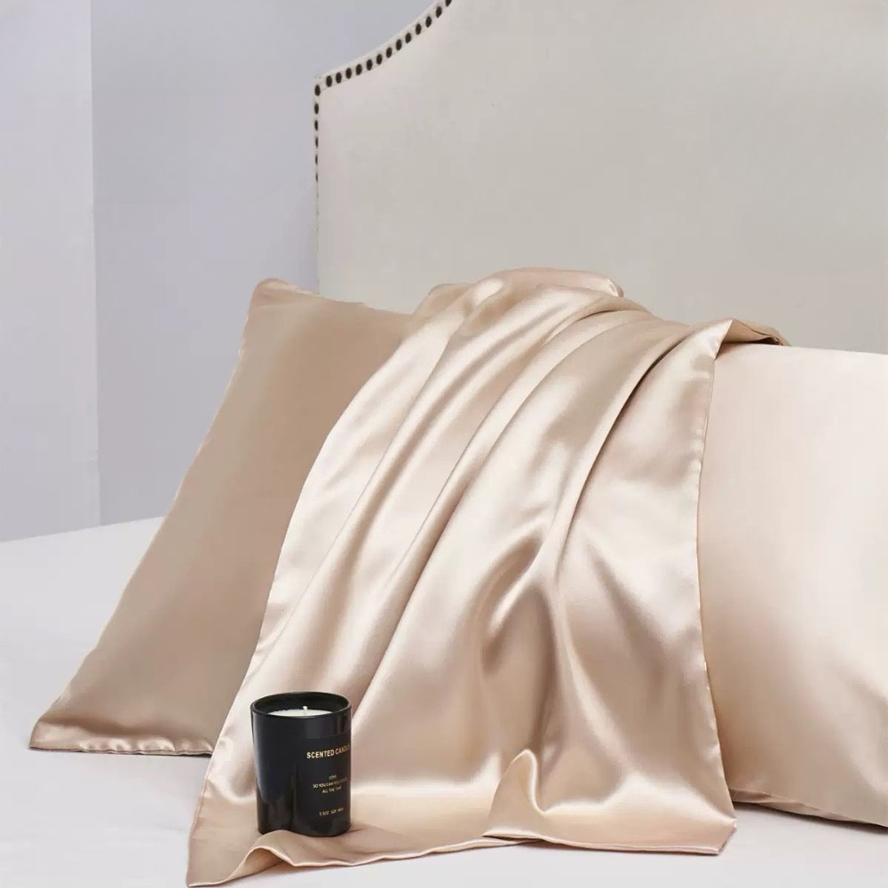 Silk Pillowcase - 1 Stück Seidiger Kissenbezug aus Naturseide,
