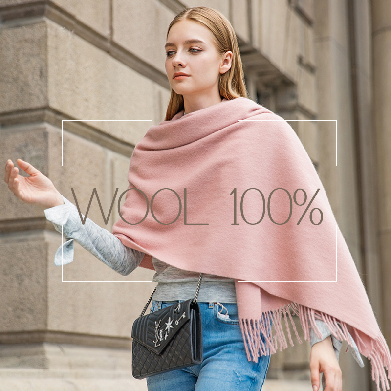 Cashmere Scarf - Wolle Winter Schal Frauen Mode Schal