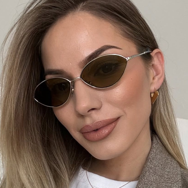 Designer Sunglasses - Retro Cat-Eye-Sonnenbrille für Damen, Markendesign, ovale,