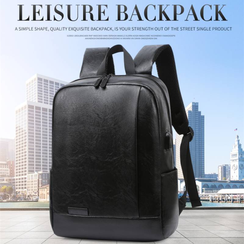Leather Briefcase - Männer Modische Rucksack PU Leder Satchel