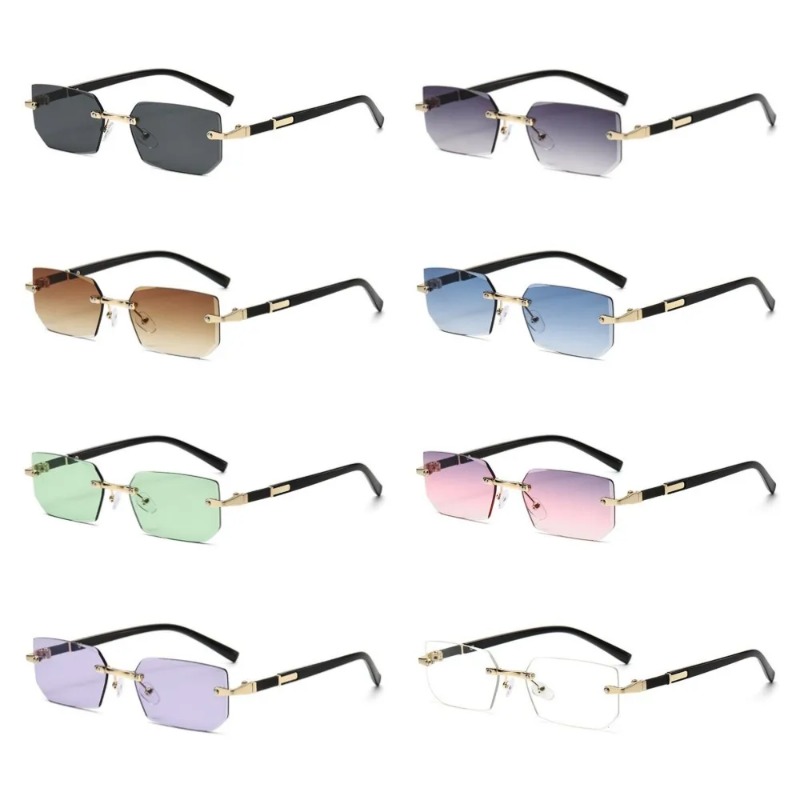 Designer Sunglasses - Trendige randlose Sonnenbrillen für Männer und