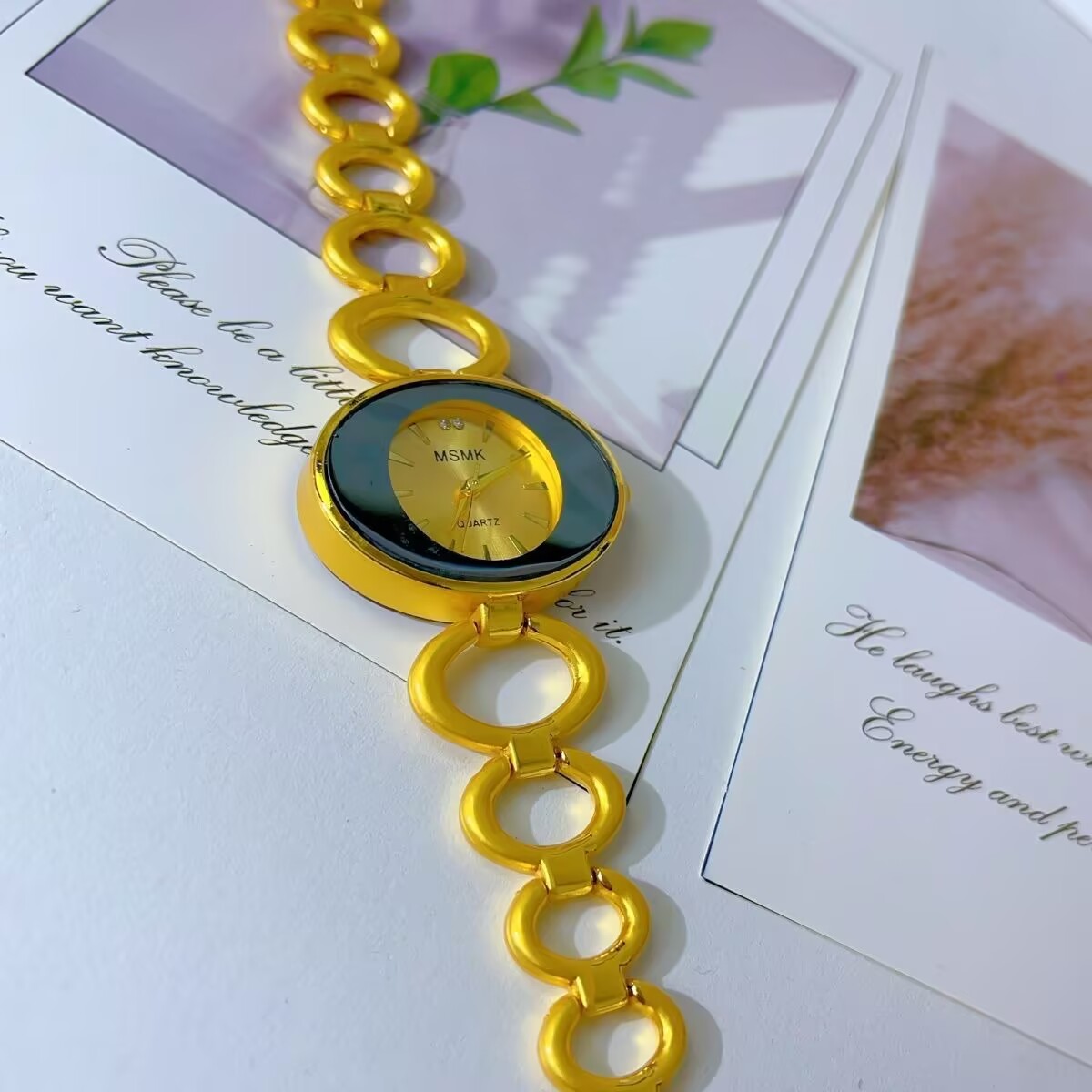 Gold Plated Jewelry - Neue amerikanische 24K vergoldete Uhr Hochzeit