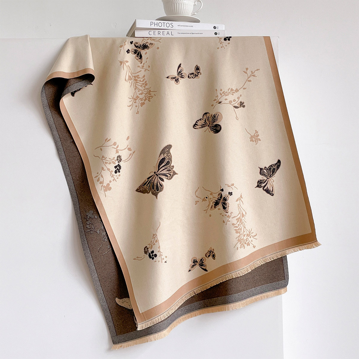 Damen-Schal aus Kaschmir-Imita – Cashmere Scarf Bewertung und Preis