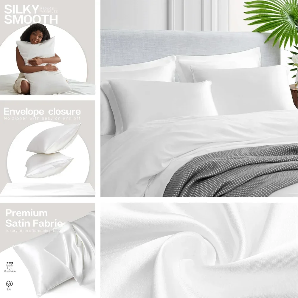 2er-Pack Satin-Kissenbezüge fü – Silk Pillowcase Bewertung und Preis