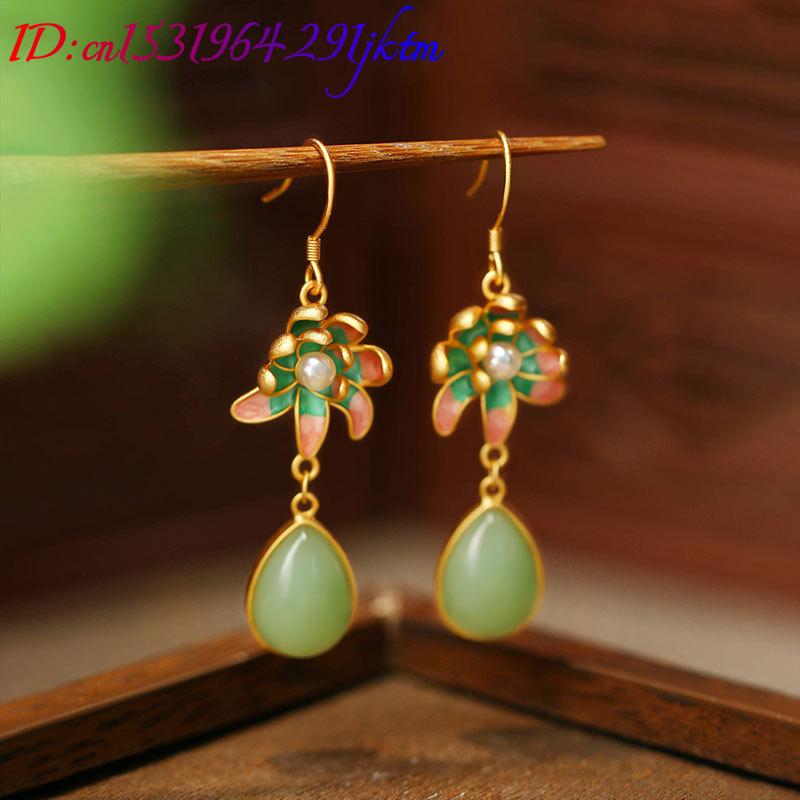 Grüne Natürliche Jade Wassertr – Gold Plated Jewelry Bewertung und Preis