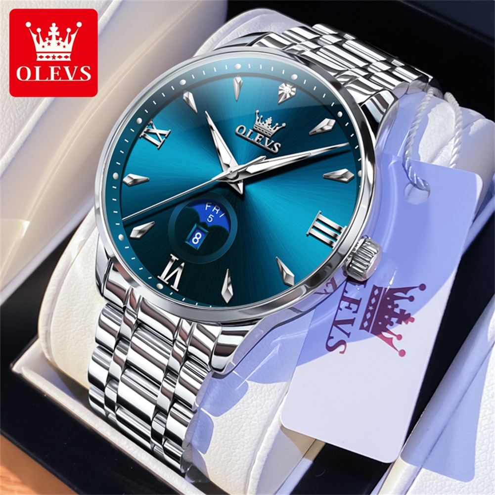 OLEVS Mondphase Herrenuhren Ka – Luxury Watch Men Bewertung und Preis