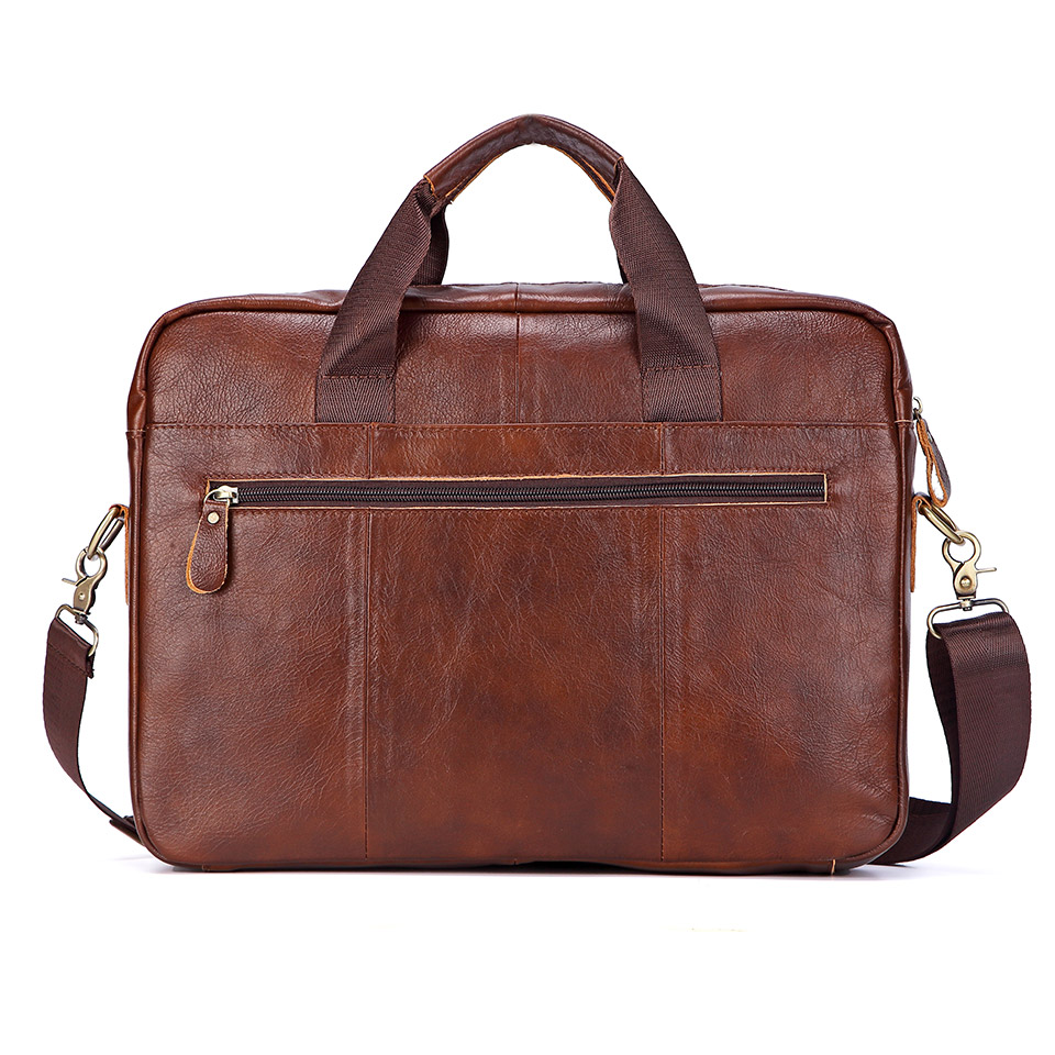 Männer Echtem Leder Handtasche – Leather Briefcase Bewertung und Preis