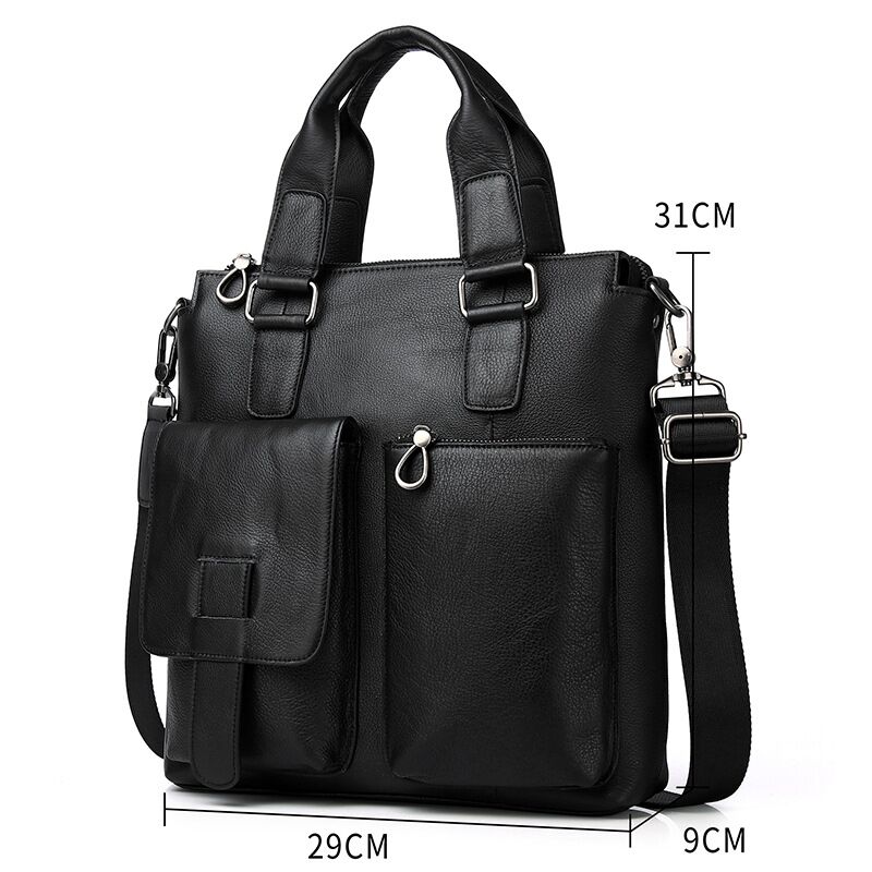 Männer Vertikale Handtasche Mä – Leather Briefcase Bewertung und Preis