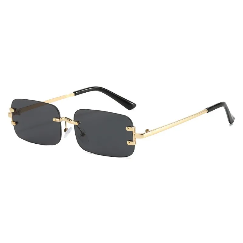 Randlose, quadratische Sonnenb – Designer Sunglasses Bewertung und Preis
