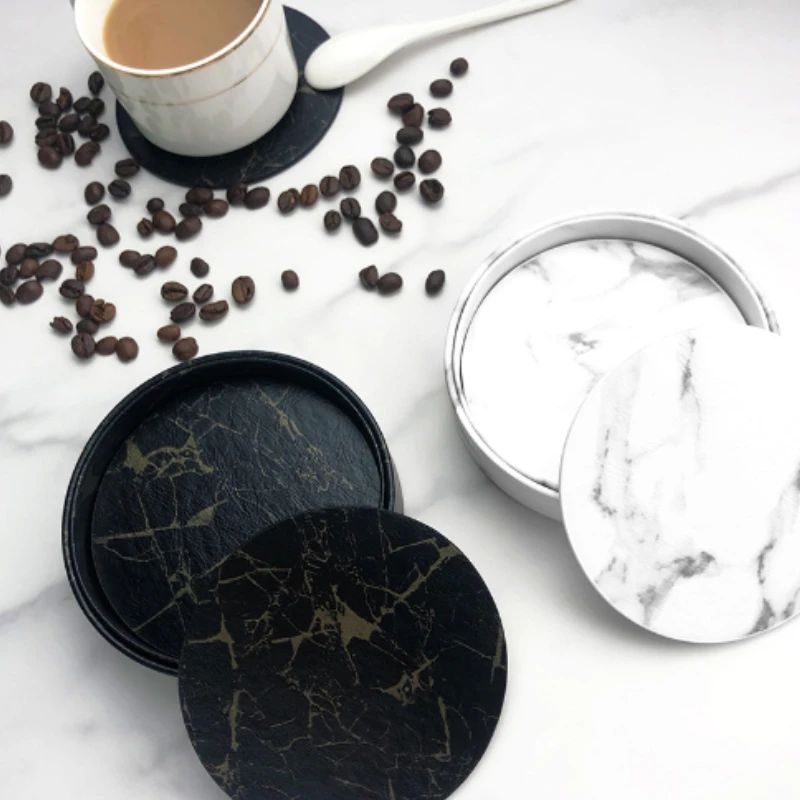6 Stück Marmor-Untersetzer aus – Marble Coaster Set Bewertung und Preis