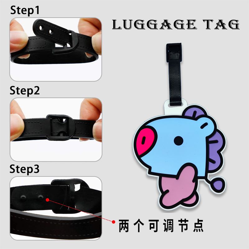 BT21 Cartoon-Schlüsselanhänger – Travel Luggage Set Bewertung und Preis