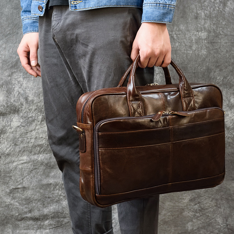 Luxus Echt leder Handtasche fü – Leather Briefcase Bewertung und Preis