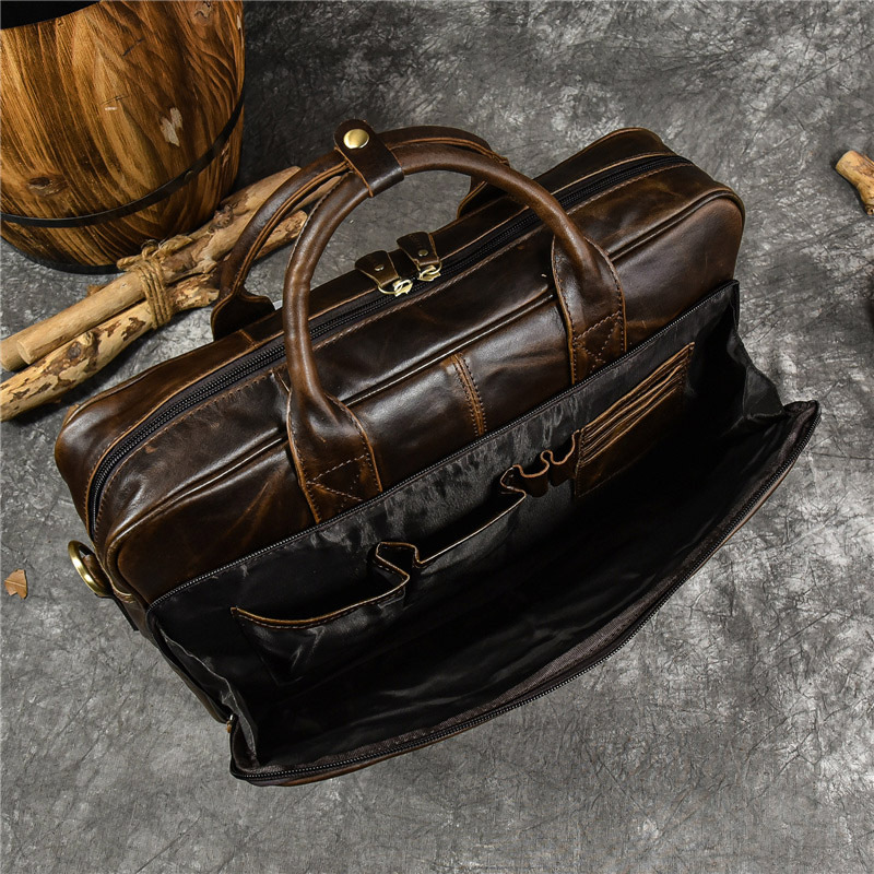 Luxus Echt leder Handtasche fü – Leather Briefcase Bewertung und Preis