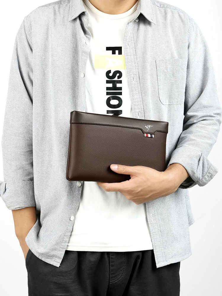 PU Leder Herren Clutch Tasche  – Leather Wallet Men Bewertung und Preis