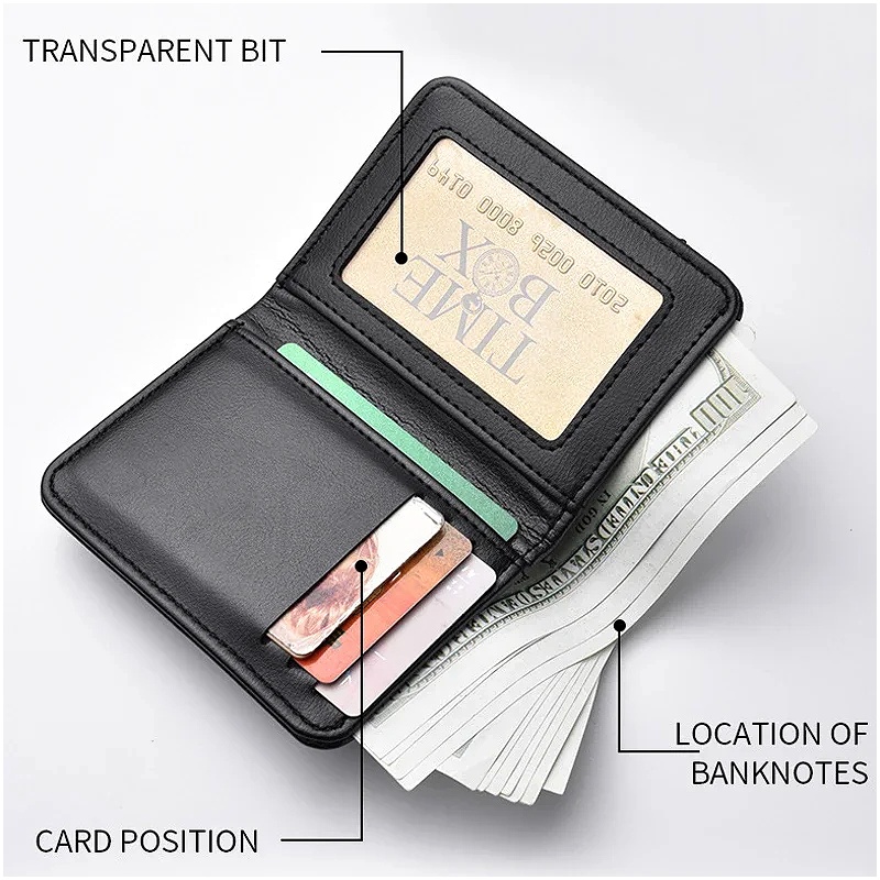 Herren-Leder-Geldbörse, Dokume – Leather Wallet Men Bewertung und Preis