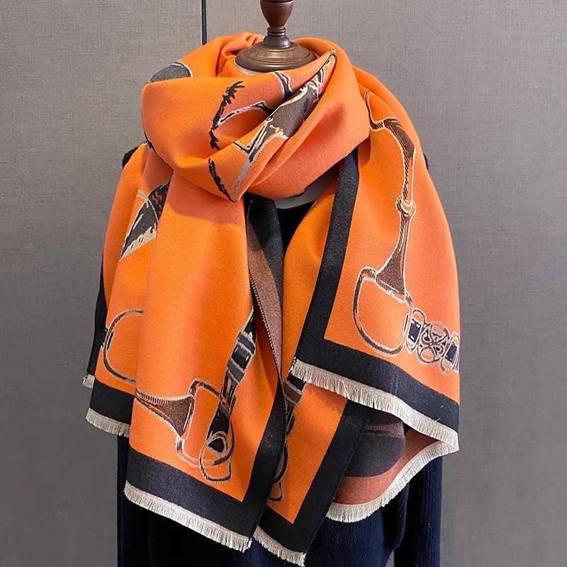 Retro Rider Horse Schal aus Ka – Cashmere Scarf Bewertung und Preis