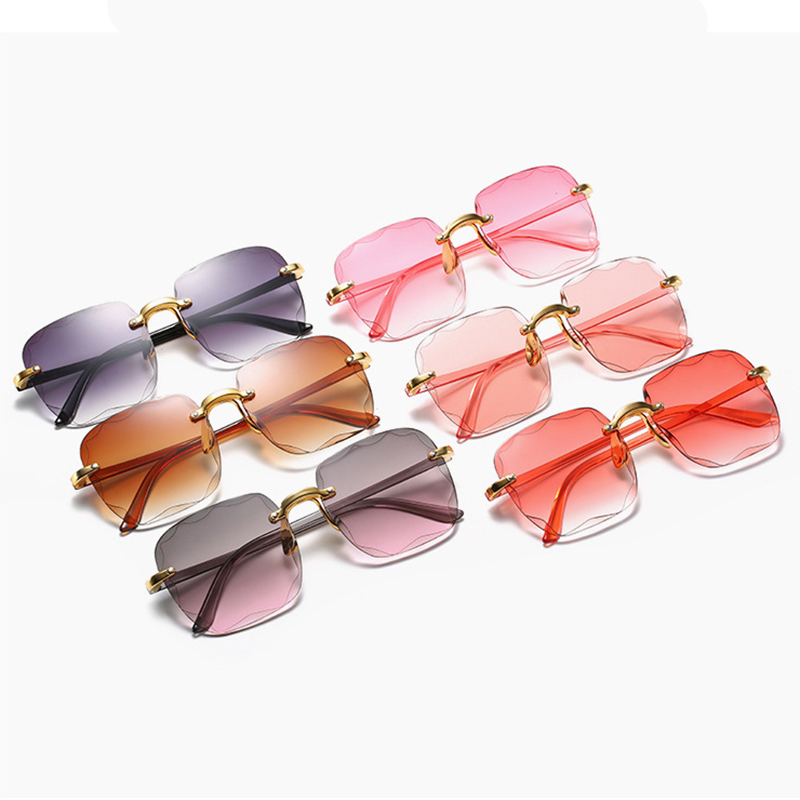 1/3 Stück Neue randlose Damen- – Designer Sunglasses Bewertung und Preis
