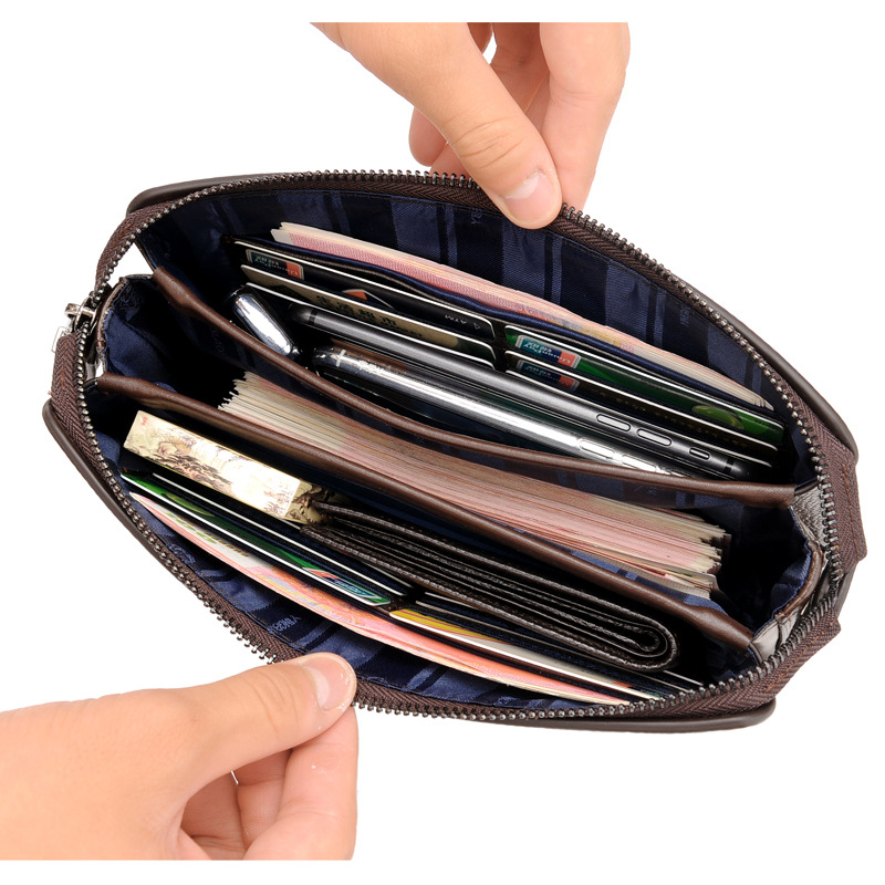 Herren Lange Geldbörsen Handyt – Leather Wallet Men Bewertung und Preis