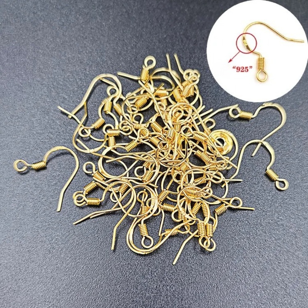 Vergoldete Ohrringhaken 100 St – Gold Plated Jewelry Bewertung und Preis