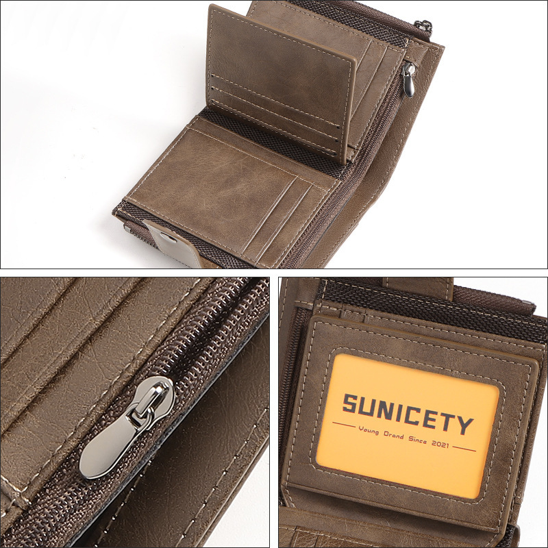 Anti-TheftCross-Border Busines – Leather Wallet Men Bewertung und Preis