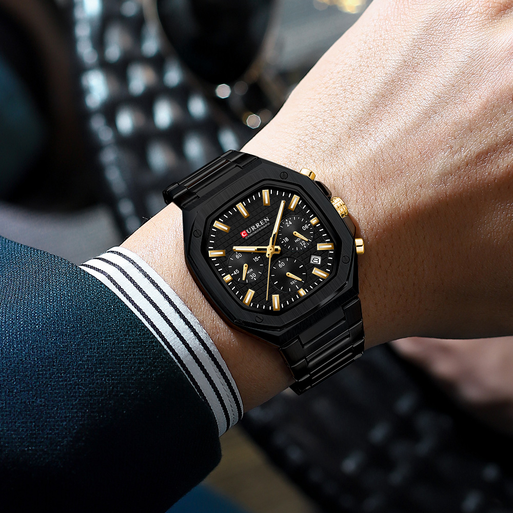 CURREN Luxuriöse quadratische  – Luxury Watch Men Bewertung und Preis