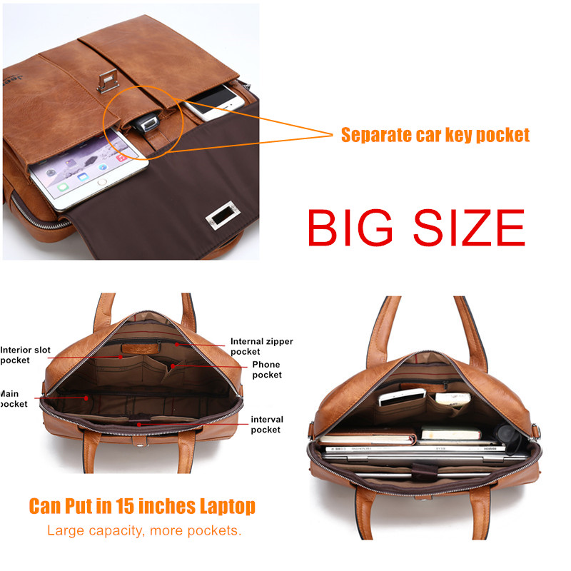 Jeep Buluo Herren-Leder-Aktent – Leather Briefcase Bewertung und Preis