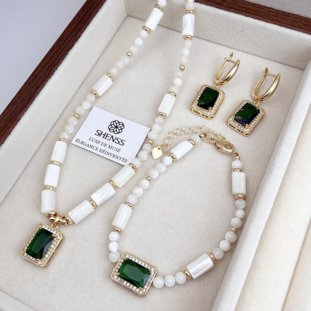 Natürliches Weißes Muschel- &  – Luxury Gift Set Bewertung und Preis