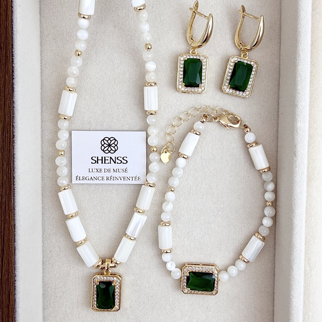 Natürliches Weißes Muschel- &  – Luxury Gift Set Bewertung und Preis