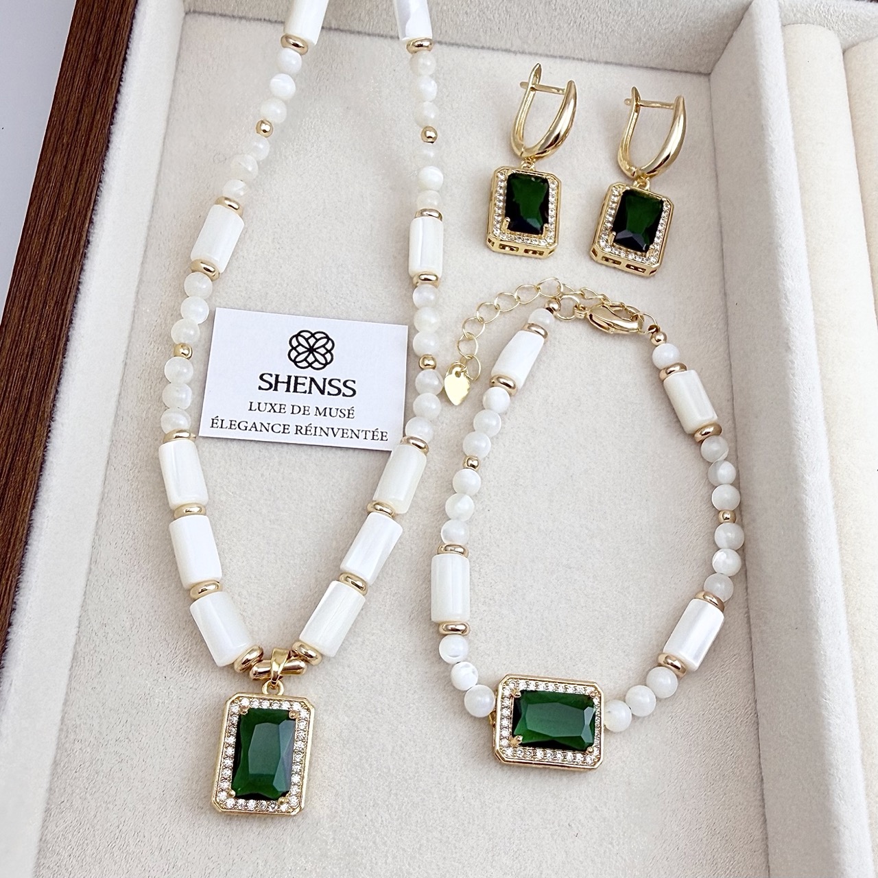Natürliches Weißes Muschel- &  – Luxury Gift Set Bewertung und Preis
