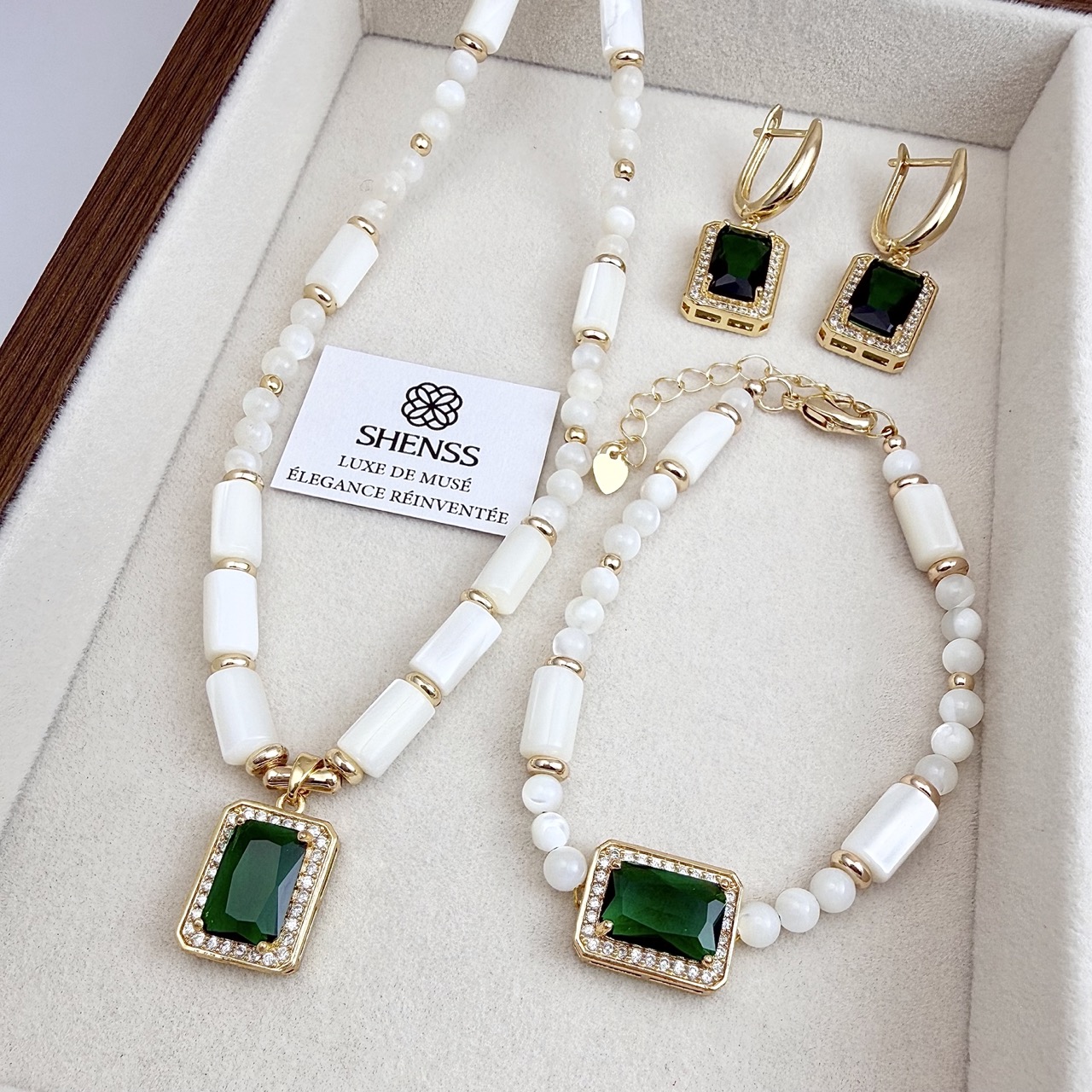 Natürliches Weißes Muschel- &  – Luxury Gift Set Bewertung und Preis
